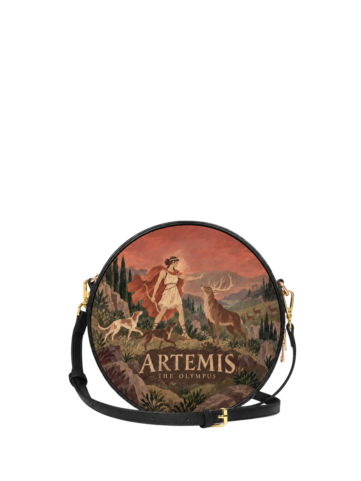 "Artemis" Circle Crossbody Bag