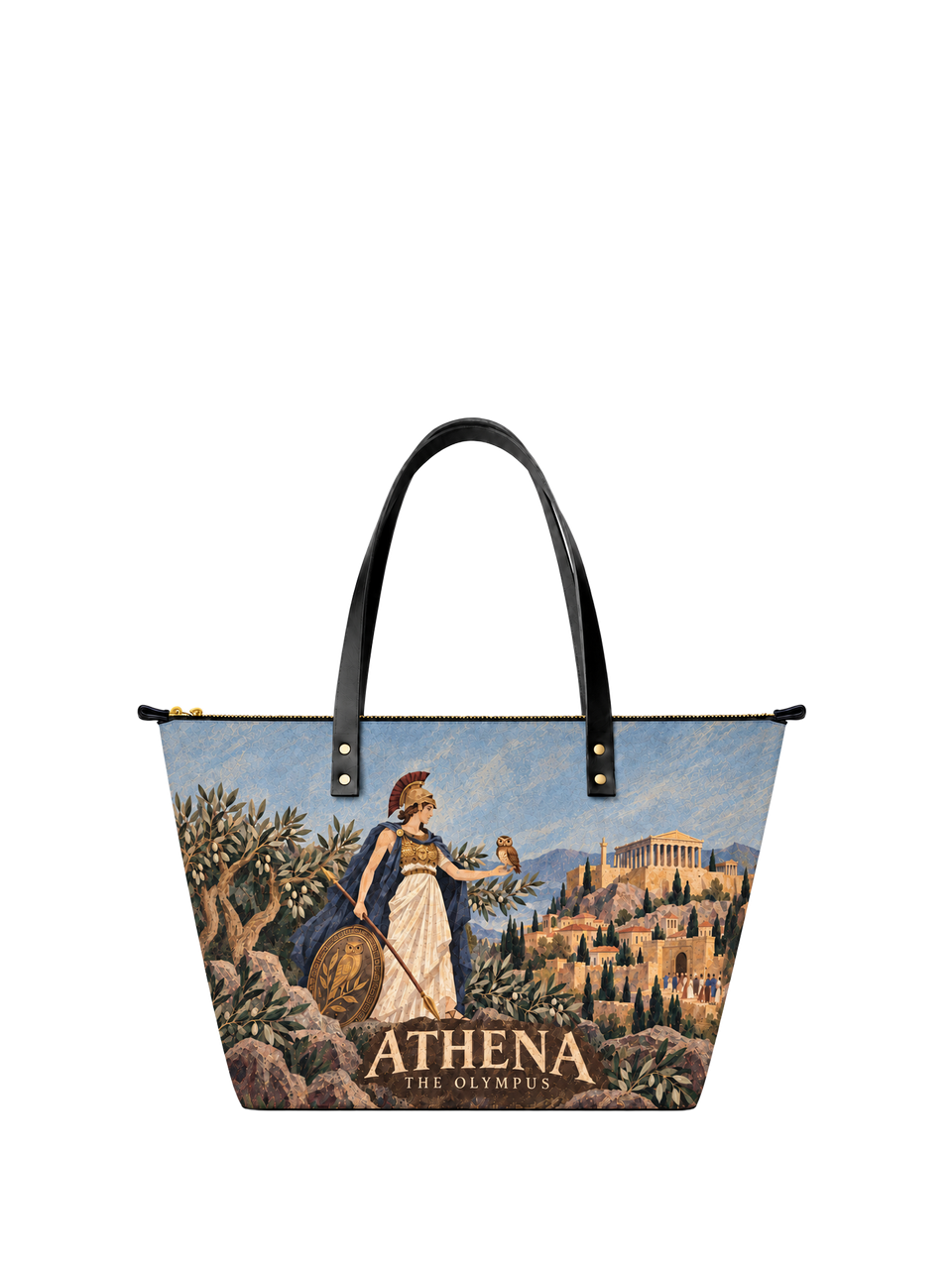 "Athena" Leather Tote Bag