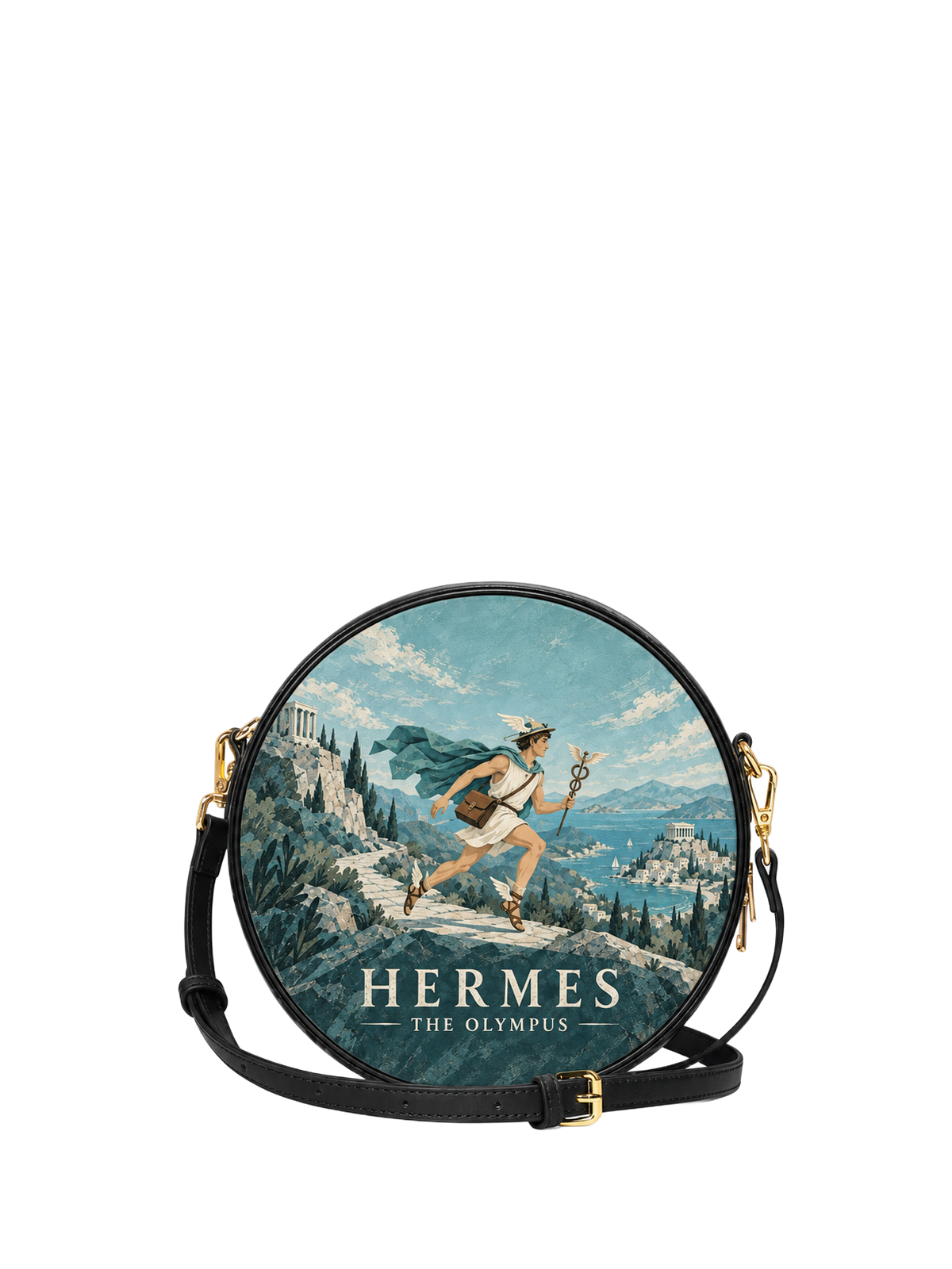 "Hermes" Circle Crossbody Bag