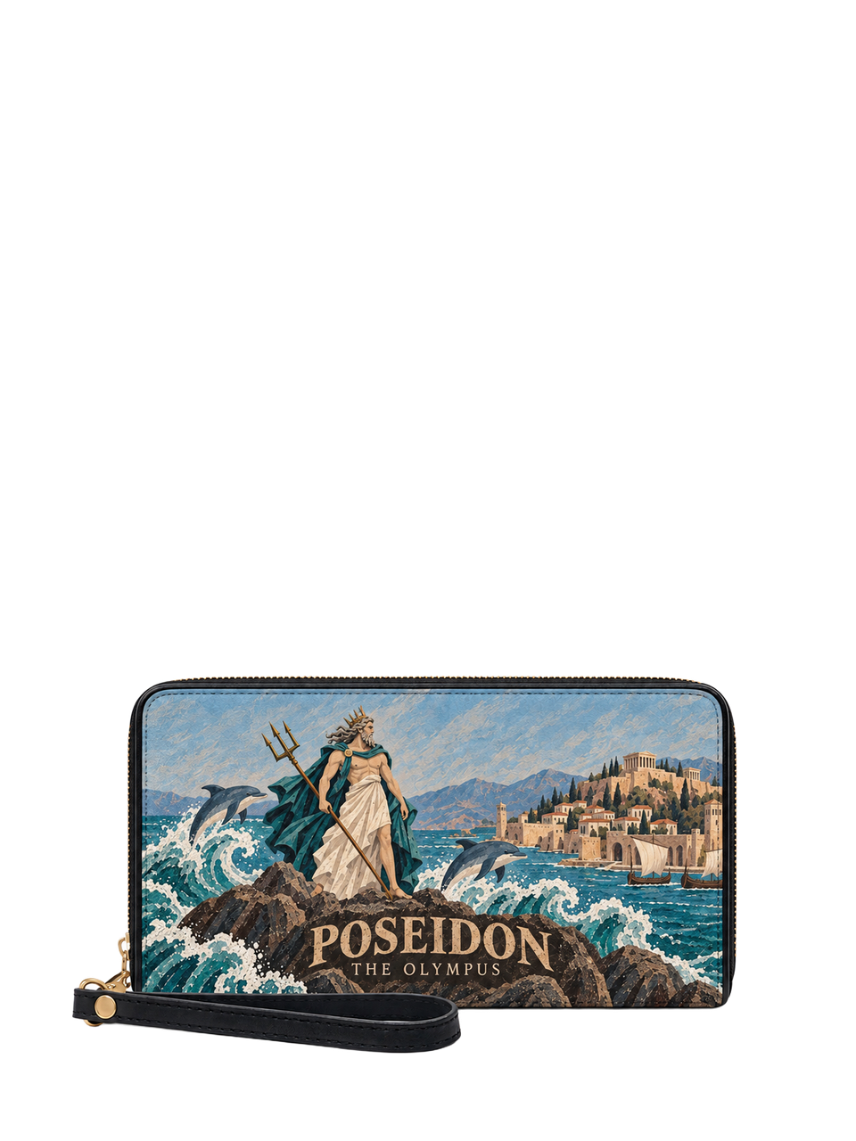 "Poseidon" Long Wallet