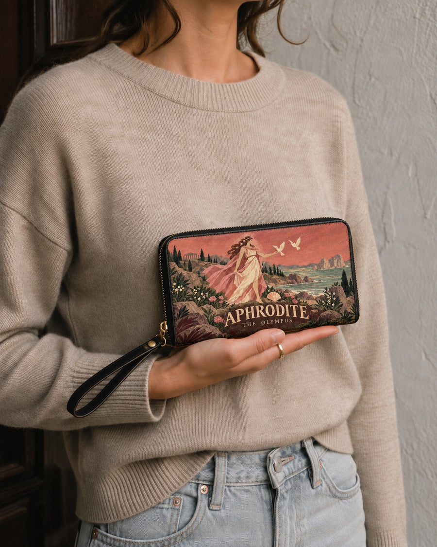 "Aphrodite" Long Wallet
