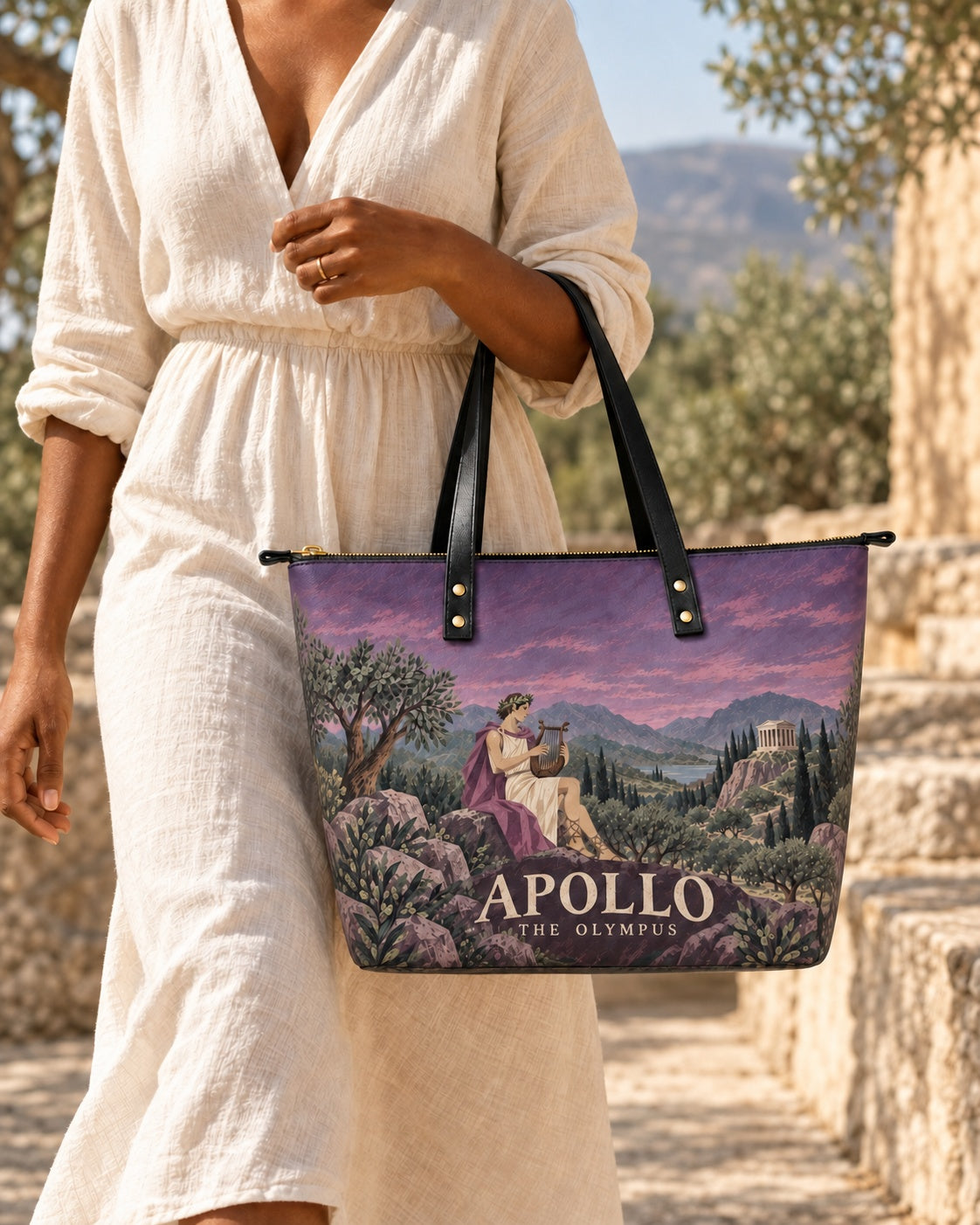"Apollo" Leather Tote Bag