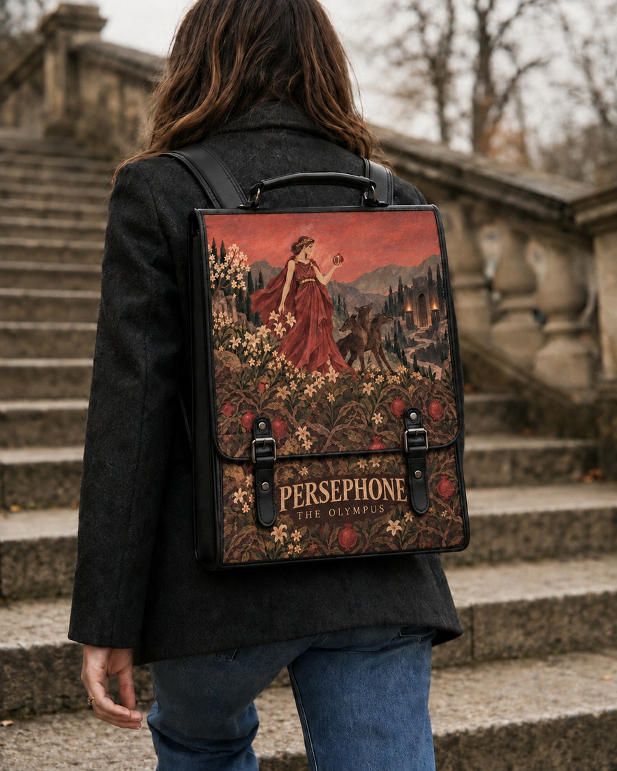 "Persephone" Leather Backpack