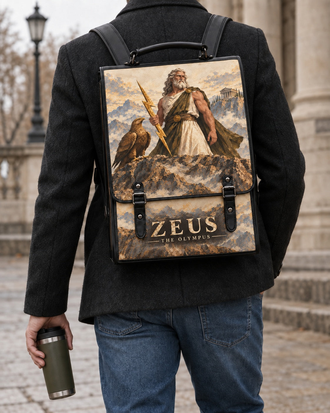 "Zeus" Leather Backpack