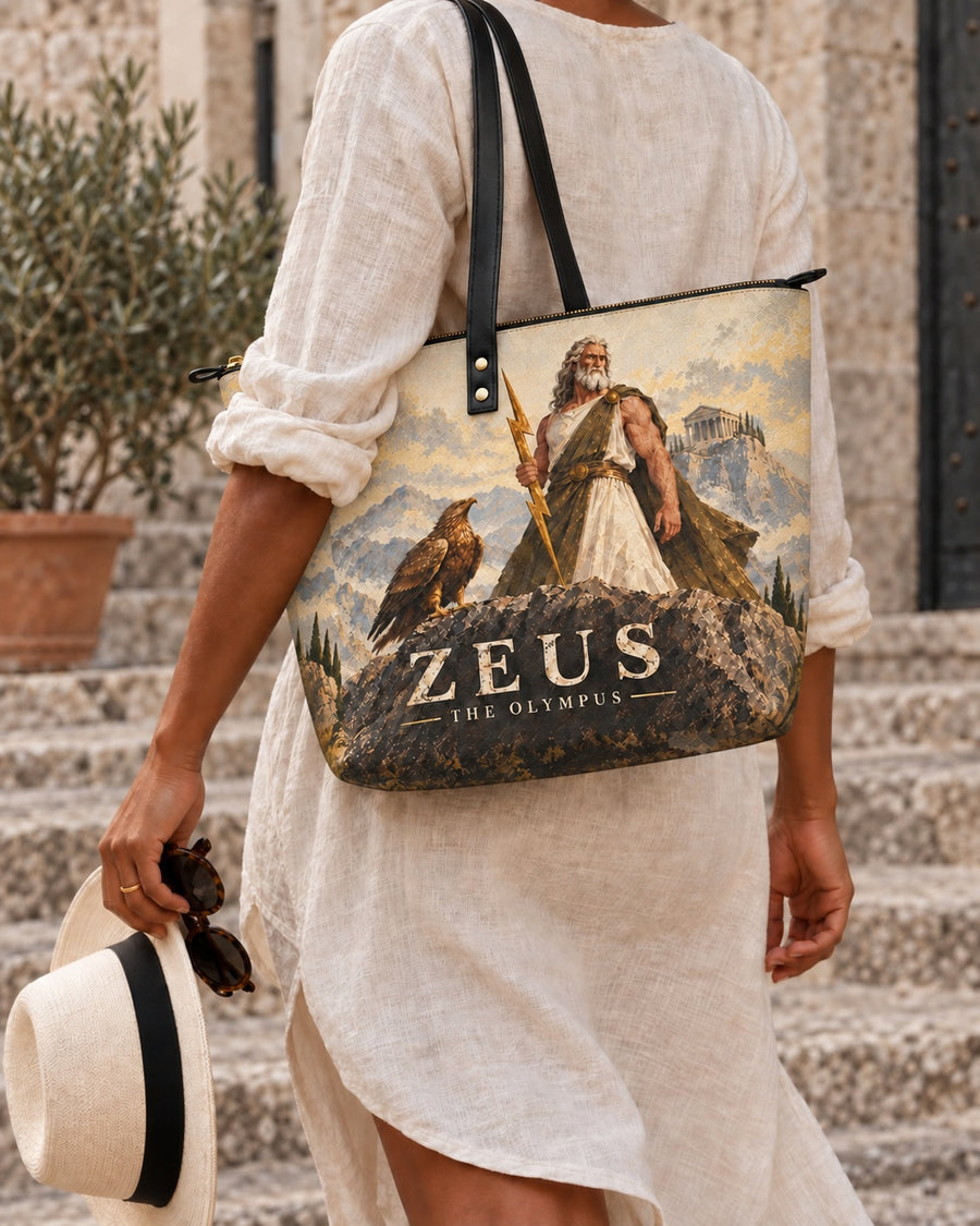 "Zeus" Leather Tote Bag