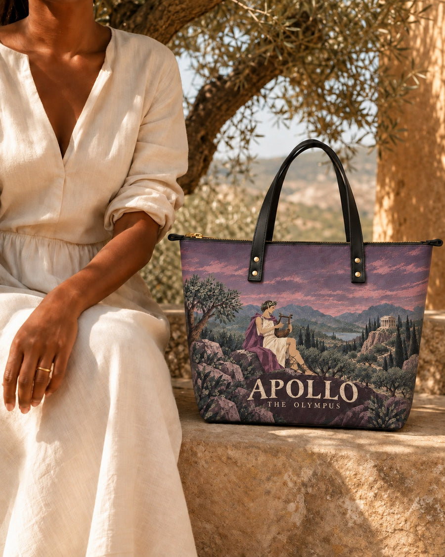"Apollo" Leather Tote Bag