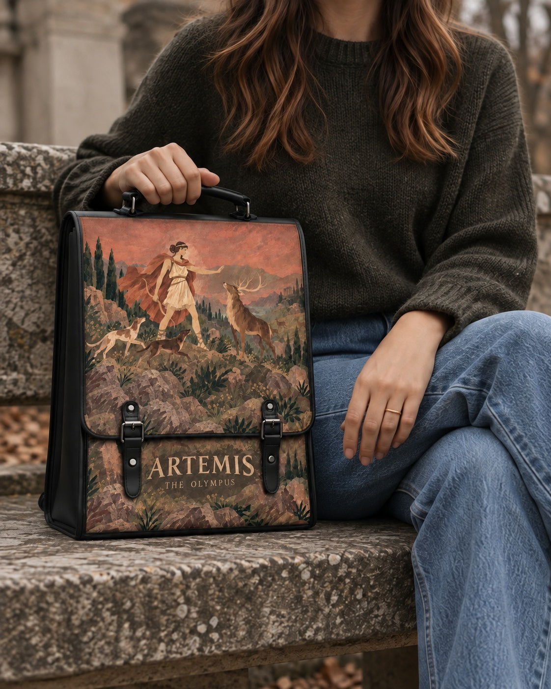 "Artemis" Leather Backpack