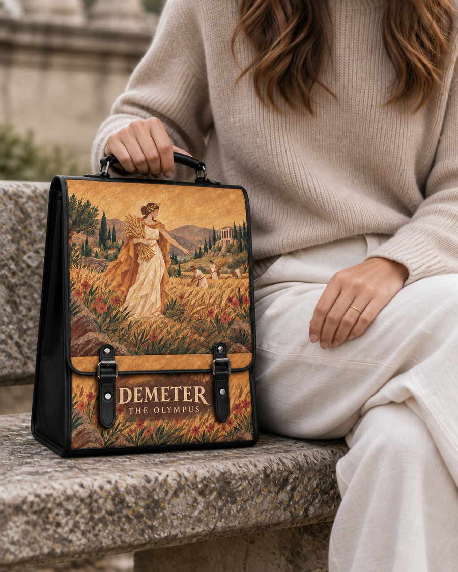 "Demeter" Leather Backpack