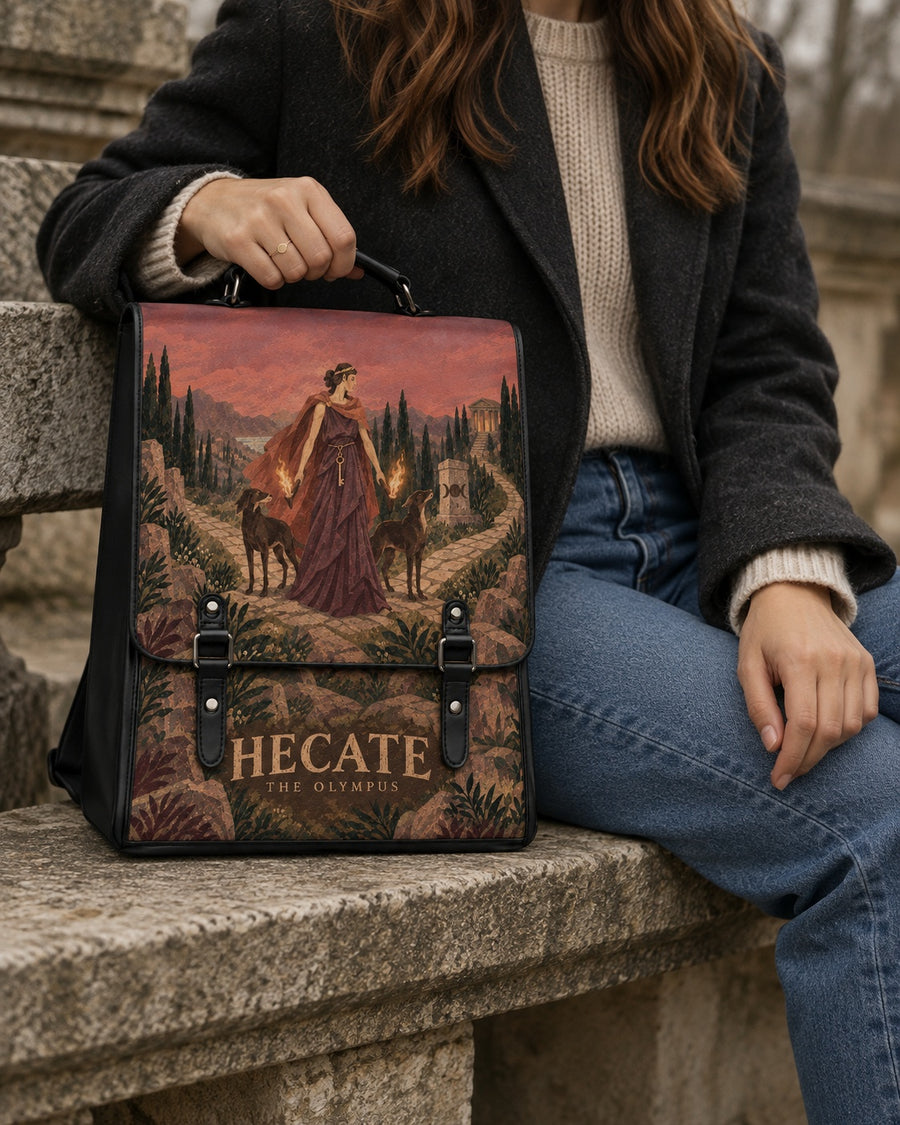 "Hecate" Leather Backpack