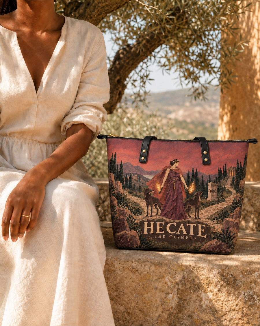 "Hecate" Leather Tote Bag