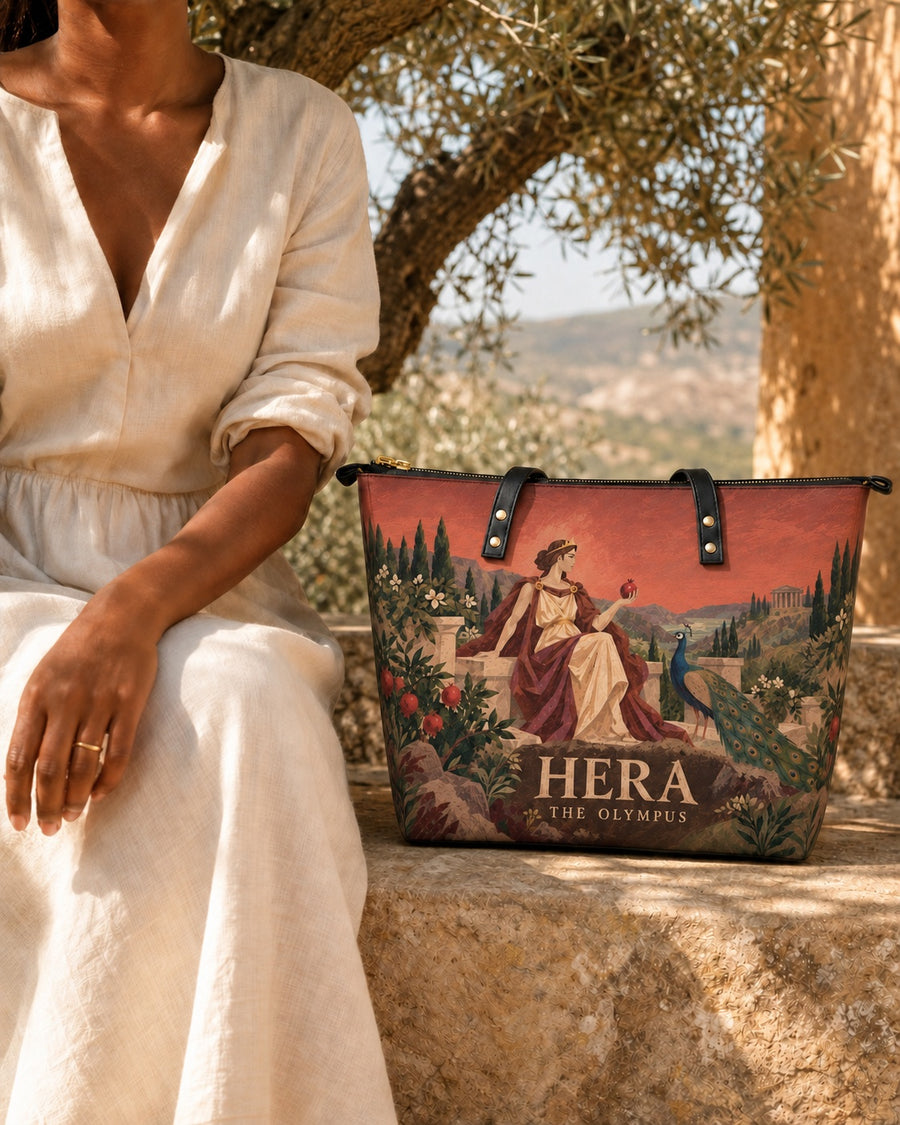 "Hera" Leather Tote Bag