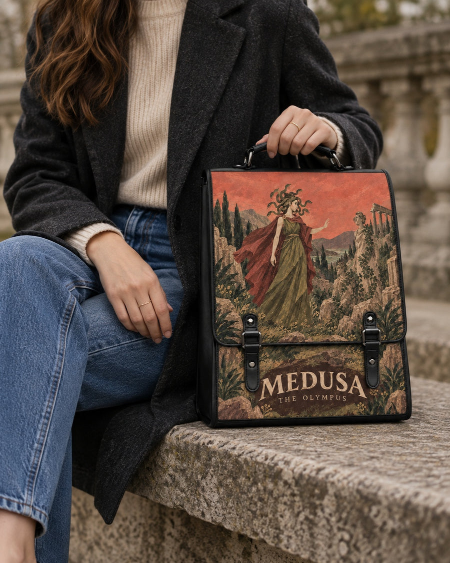 "Medusa" Leather Backpack