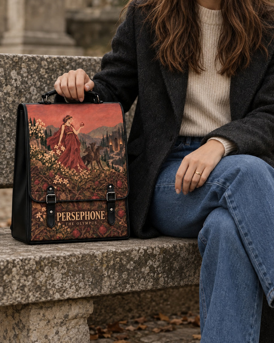 "Persephone" Leather Backpack