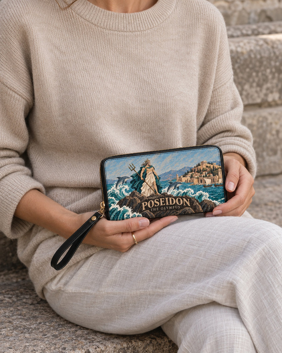 "Poseidon" Long Wallet