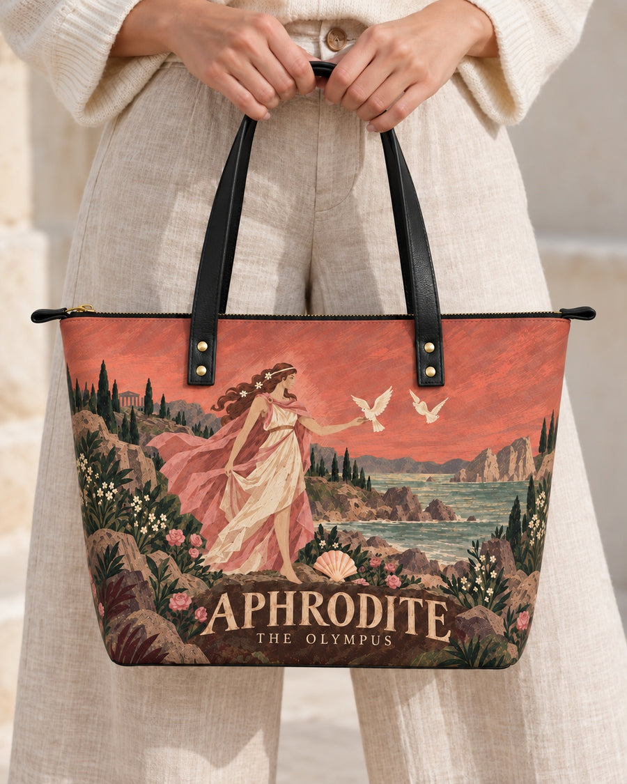 "Aphrodite" Leather Tote Bag
