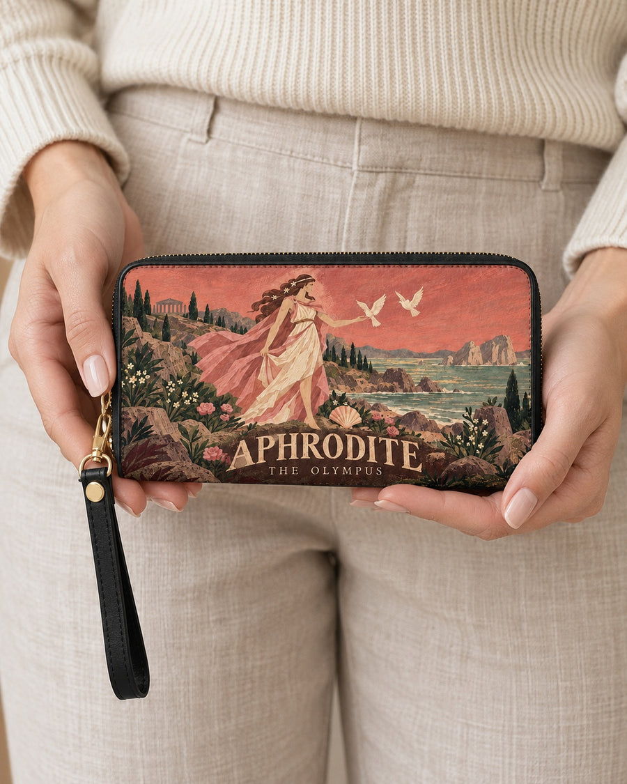 "Aphrodite" Long Wallet