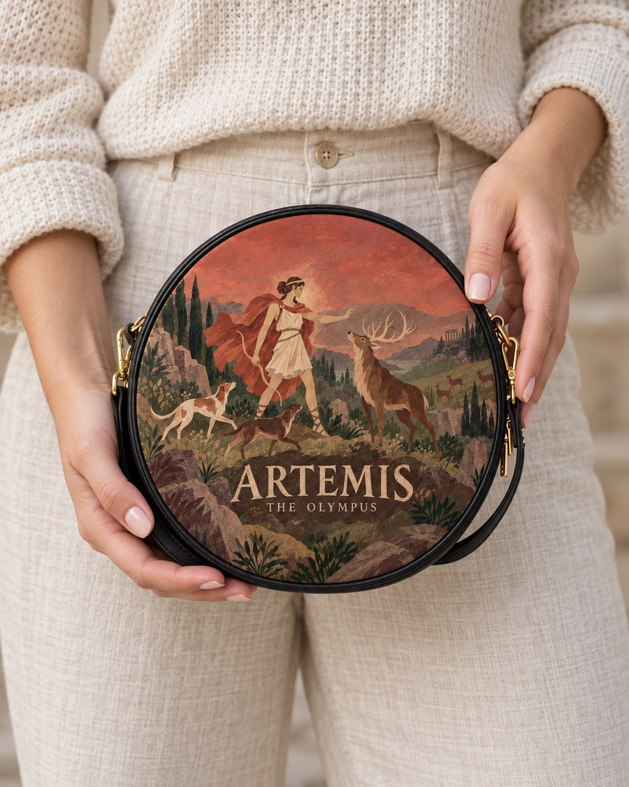 "Artemis" Circle Crossbody Bag