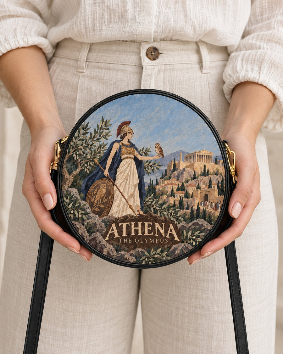 "Athena" Circle Crossbody Bag