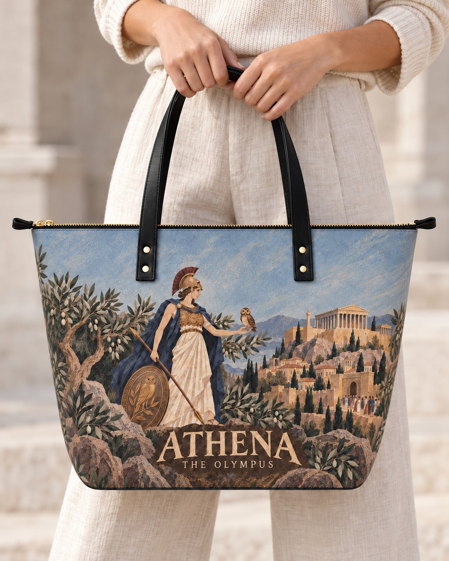 "Athena" Leather Tote Bag