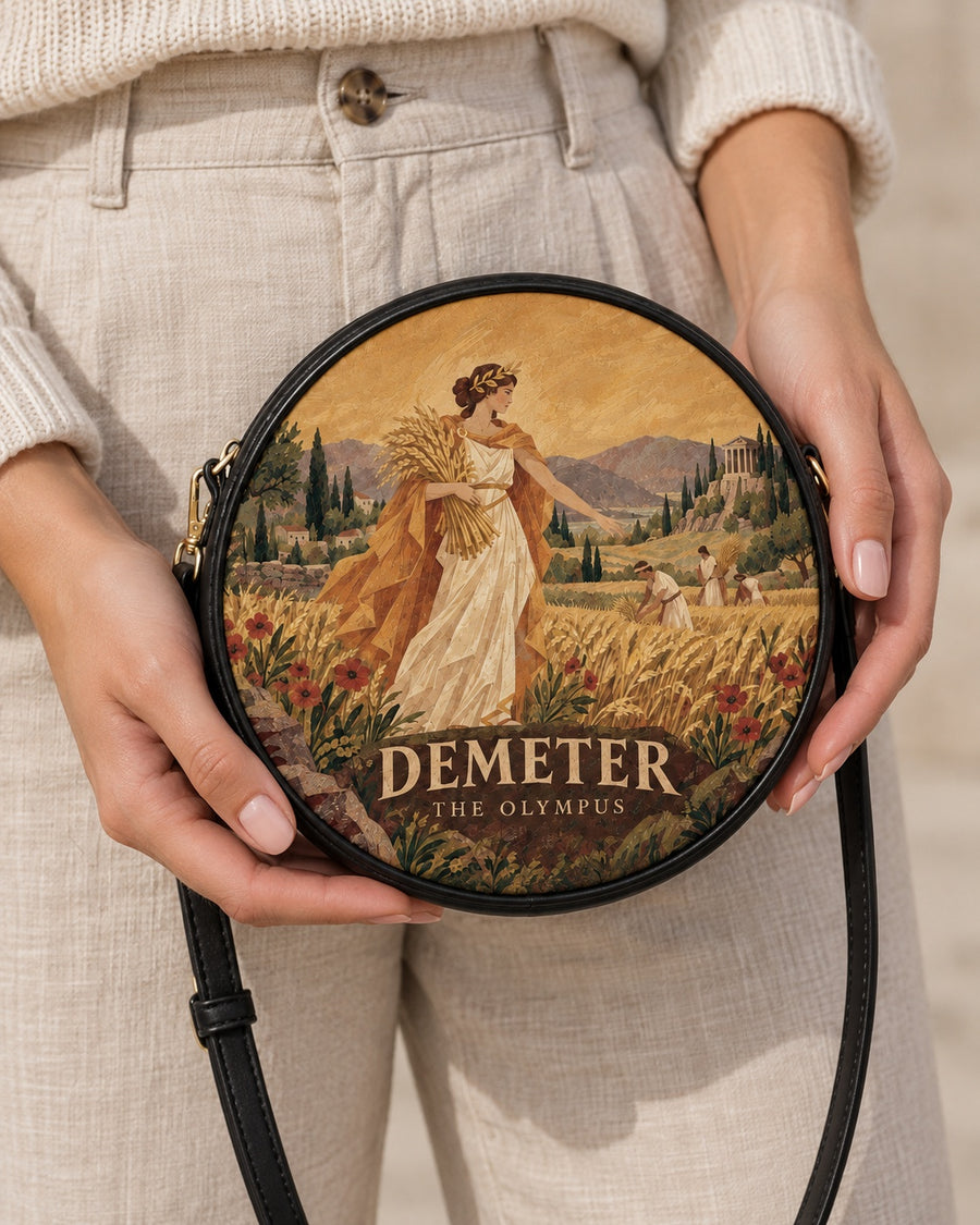 "Demeter" Circle Crossbody Bag