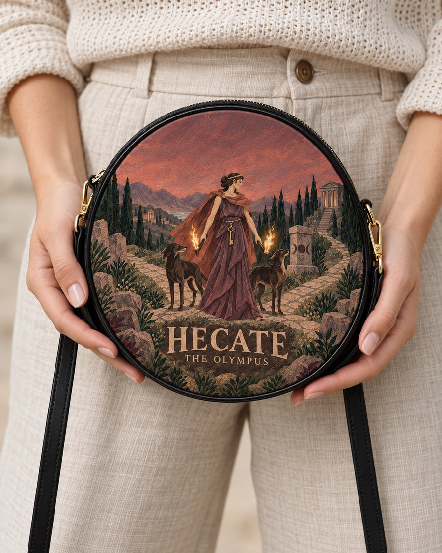 "Hecate" Circle Crossbody Bag
