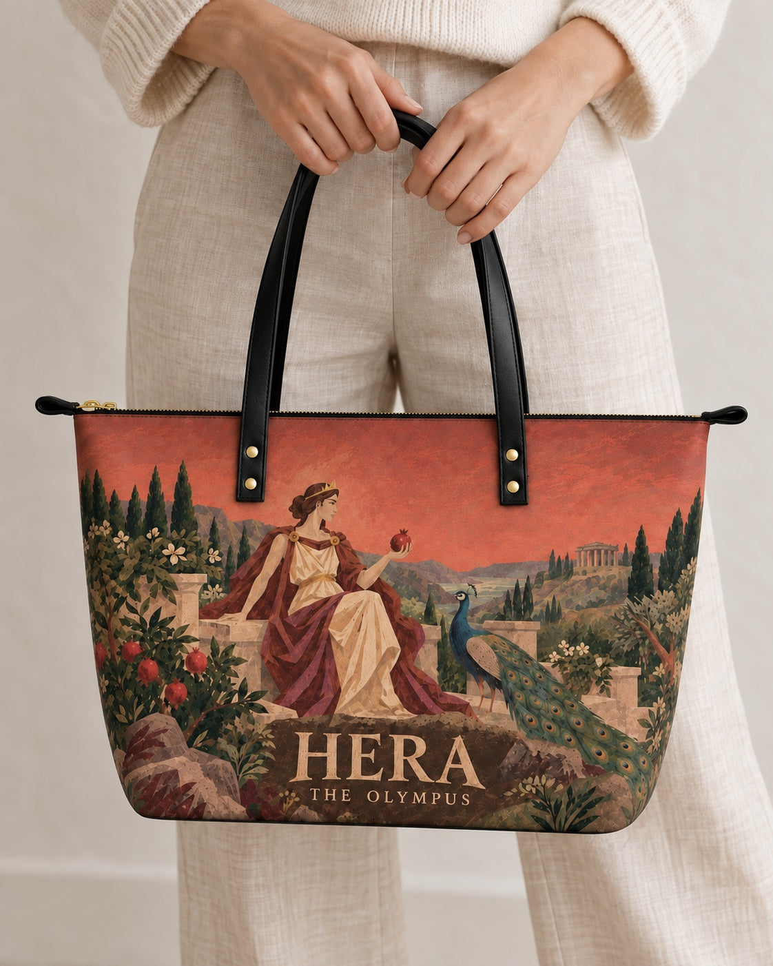 "Hera" Leather Tote Bag