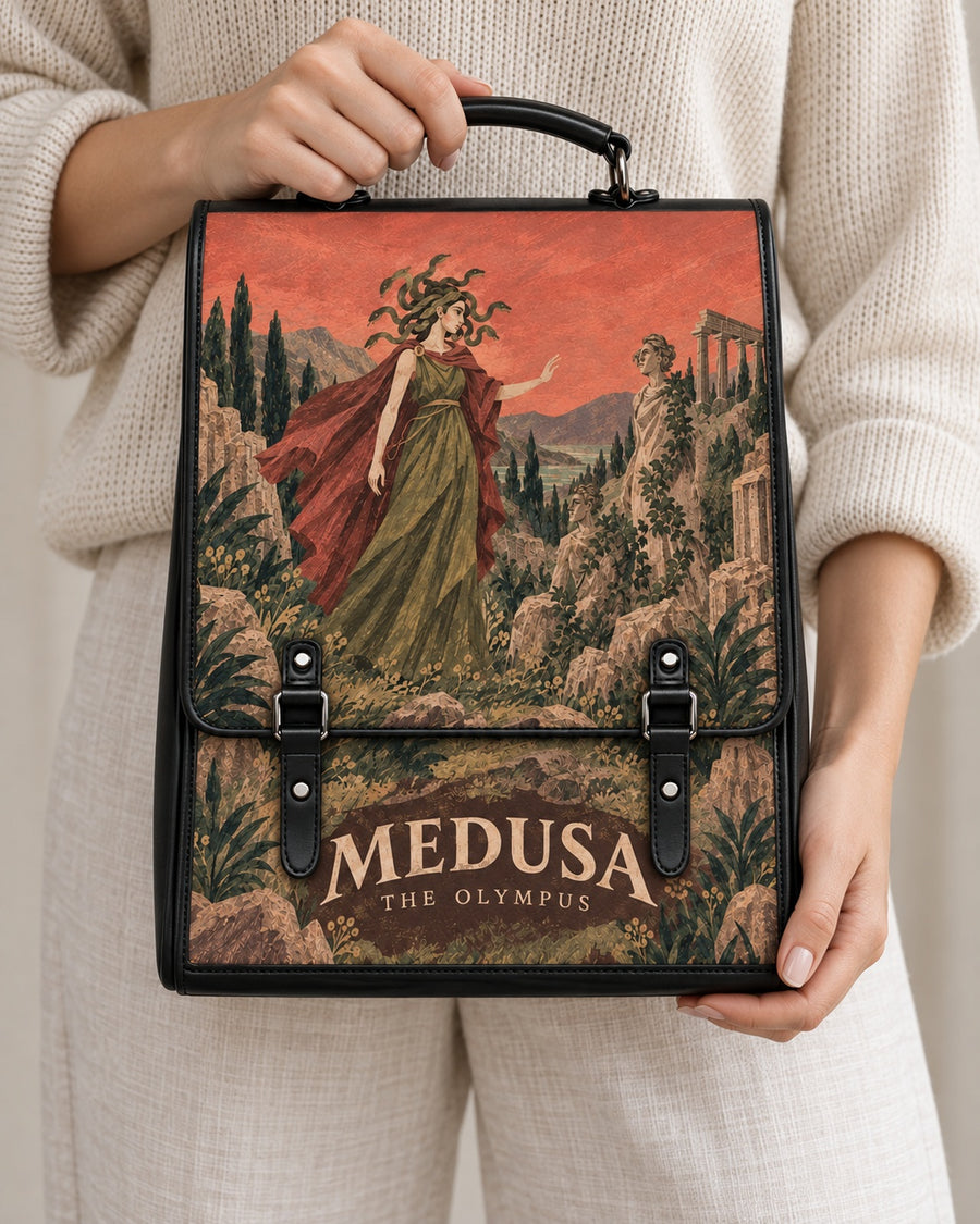 "Medusa" Leather Backpack