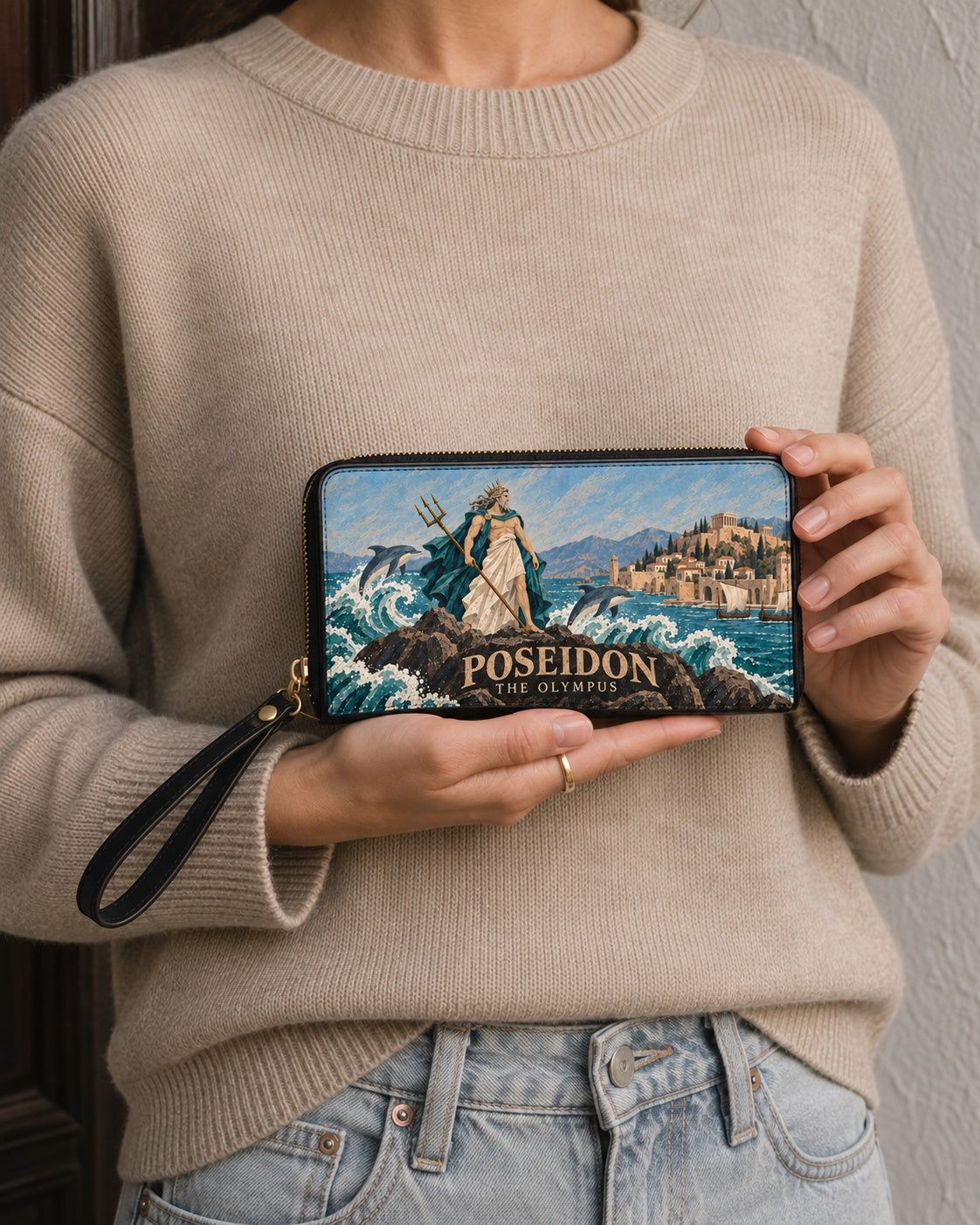 "Poseidon" Long Wallet
