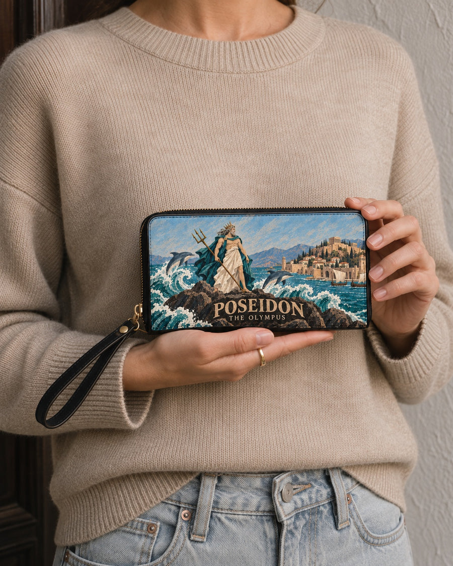 "Poseidon" Long Wallet