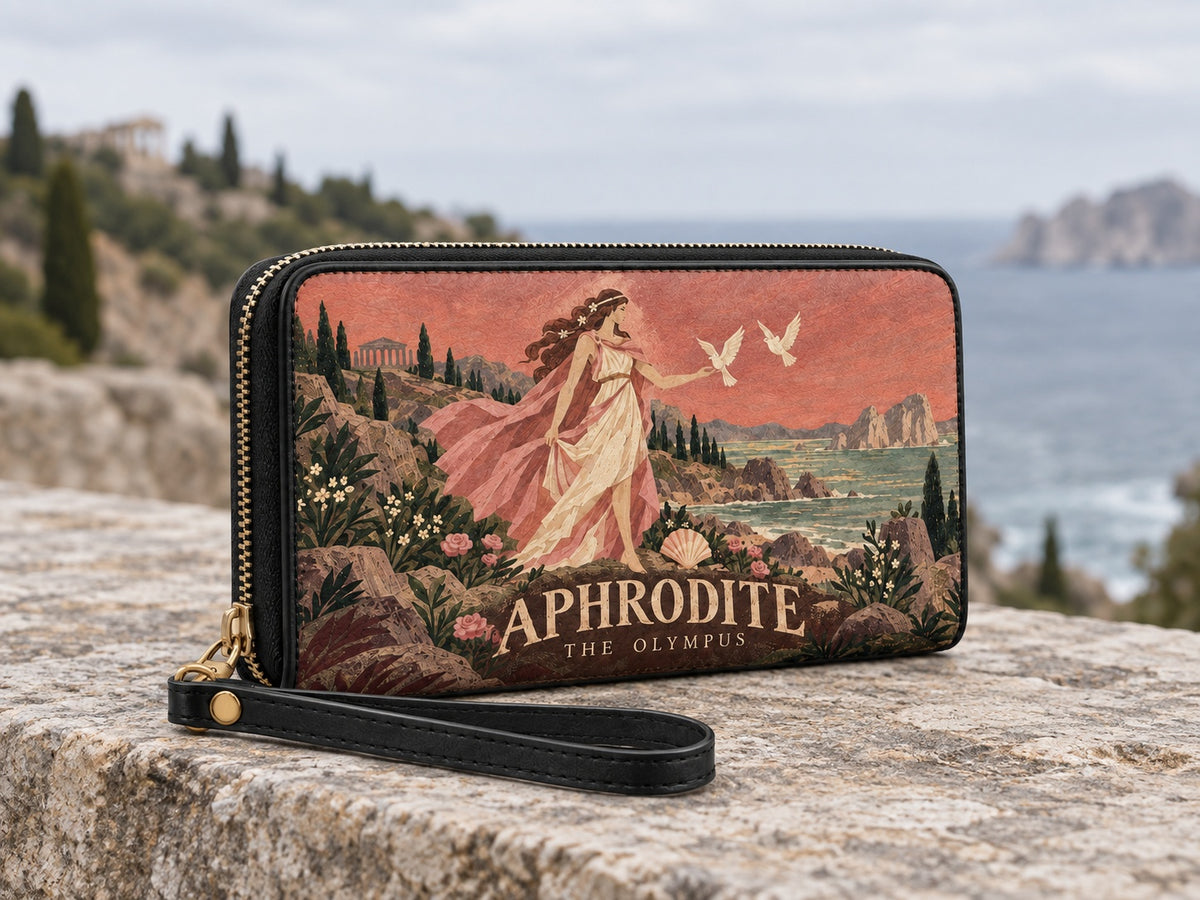 "Aphrodite" Long Wallet