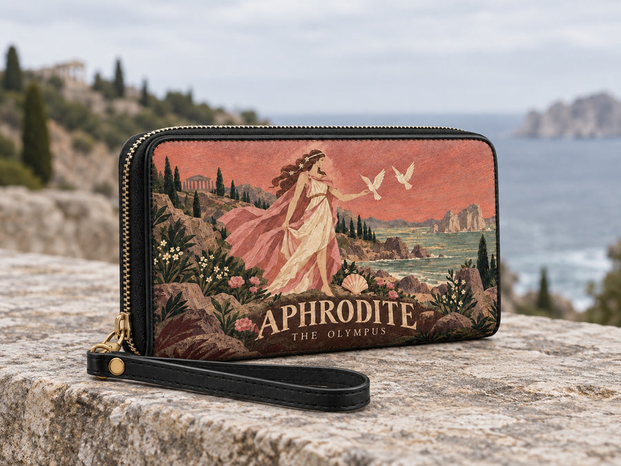 "Aphrodite" Long Wallet