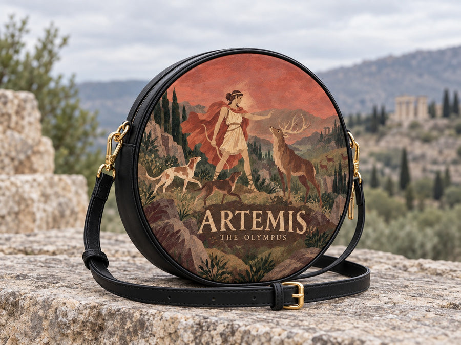 "Artemis" Circle Crossbody Bag