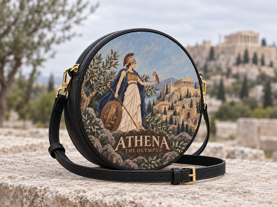 "Athena" Circle Crossbody Bag