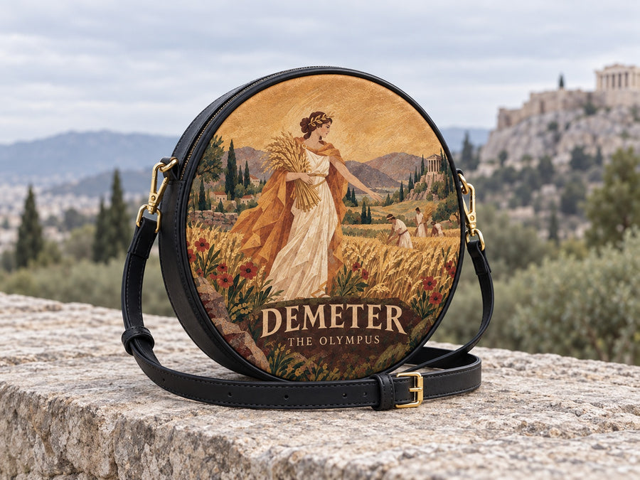 "Demeter" Circle Crossbody Bag