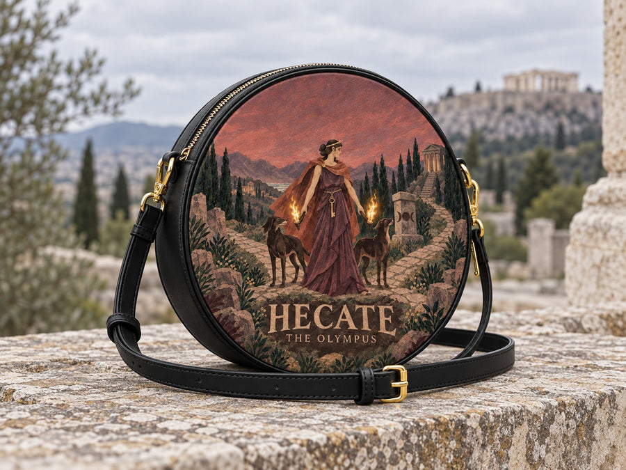 "Hecate" Circle Crossbody Bag