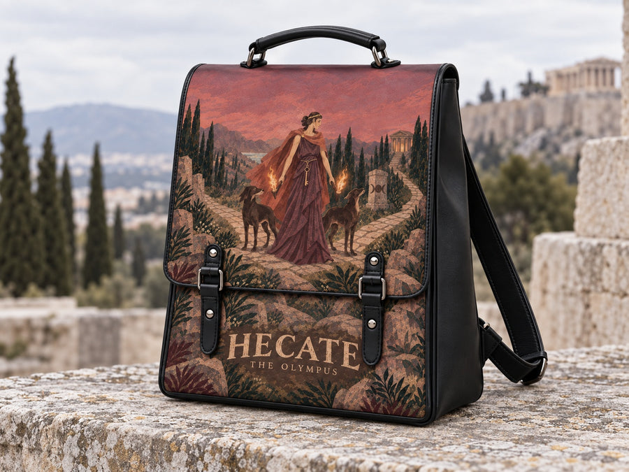 "Hecate" Leather Backpack