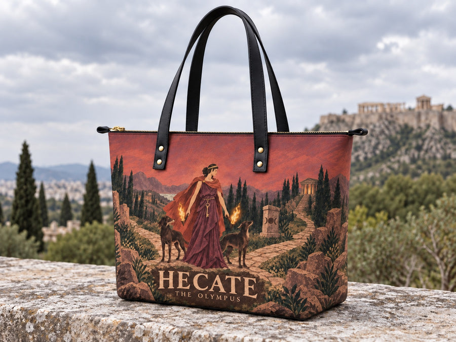 "Hecate" Leather Tote Bag