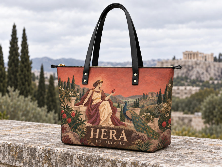 "Hera" Leather Tote Bag