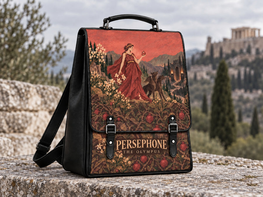 "Persephone" Leather Backpack