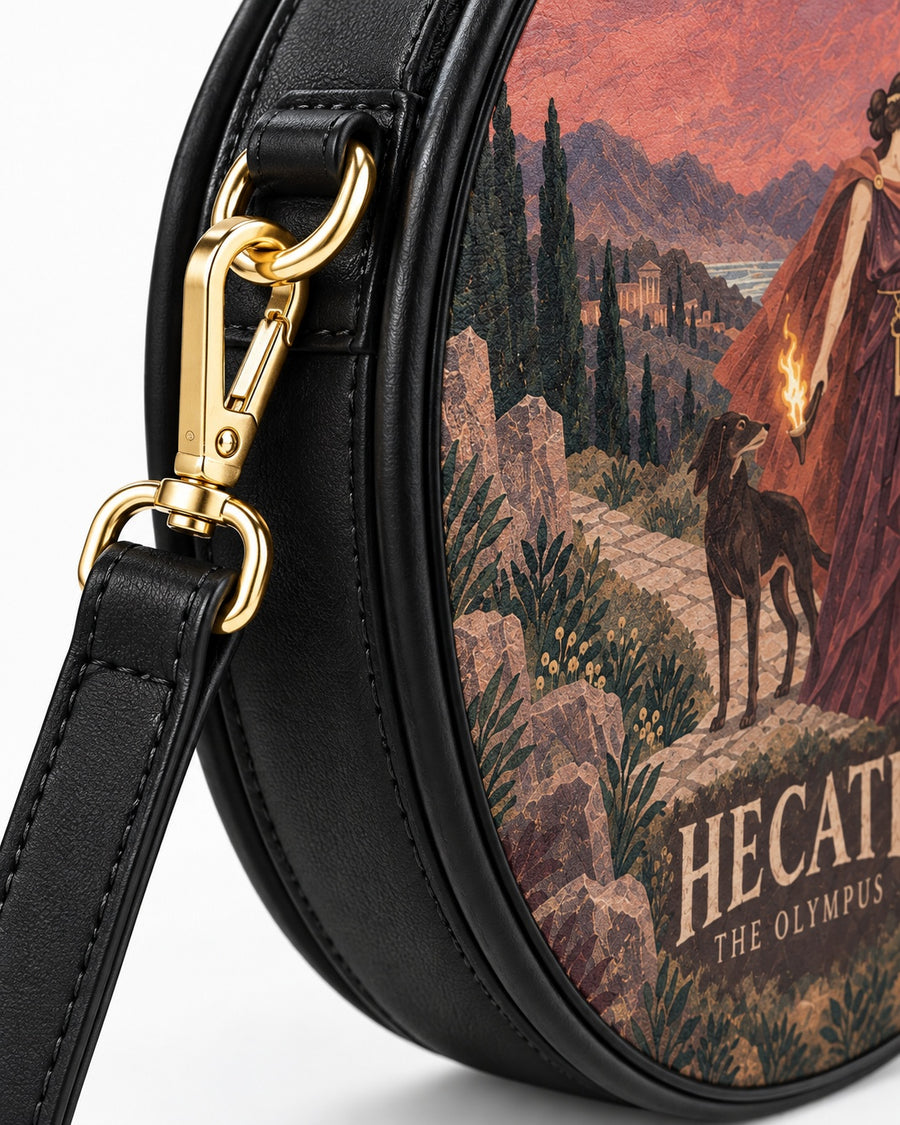 "Hecate" Circle Crossbody Bag