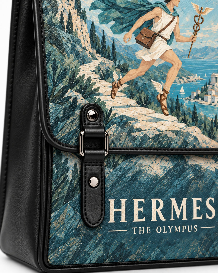 "Hermes" Leather Backpack