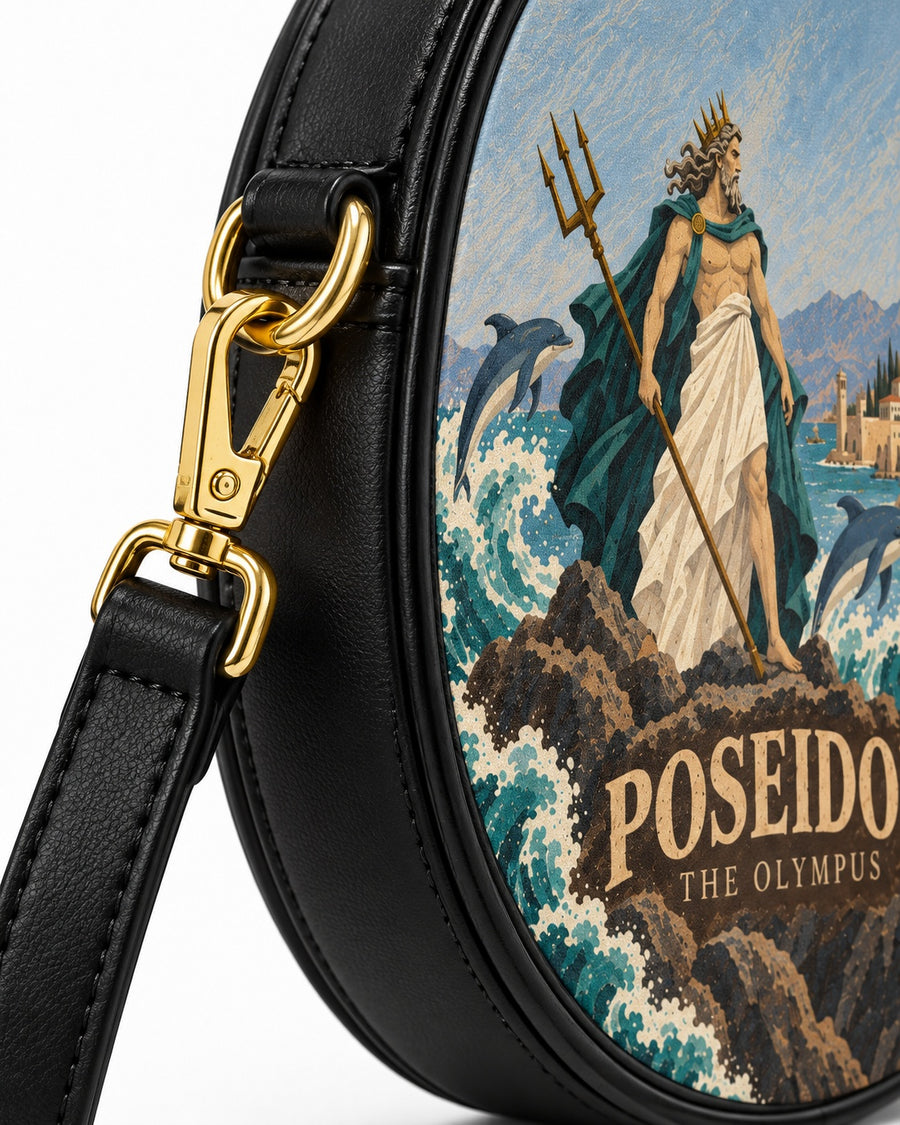 "Poseidon" Circle Crossbody Bag