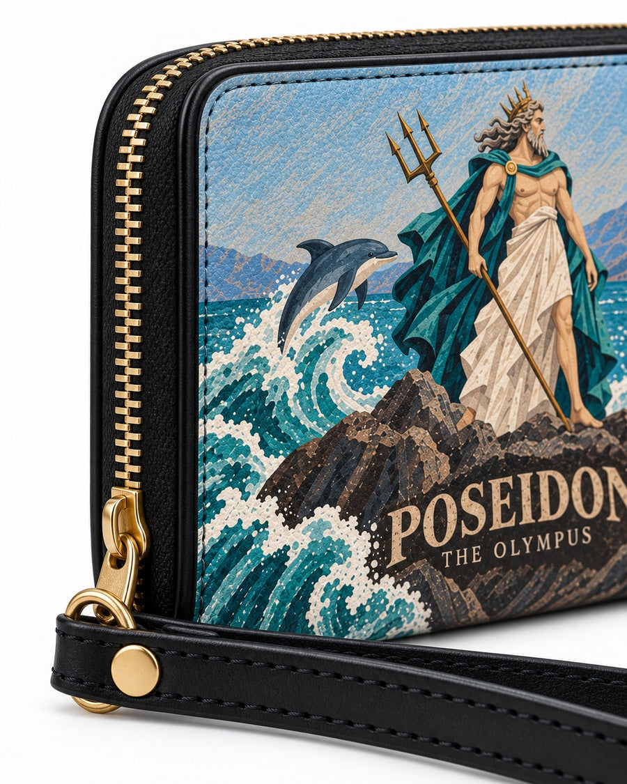 "Poseidon" Long Wallet