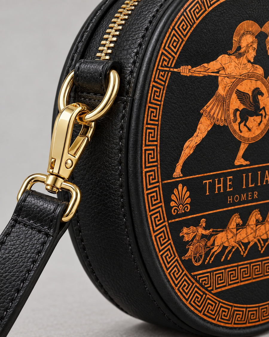 "The Iliad" Circle Crossbody Bag