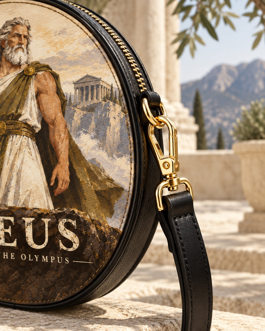 "Zeus" Circle Crossbody Bag