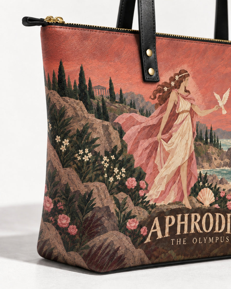 "Aphrodite" Leather Tote Bag