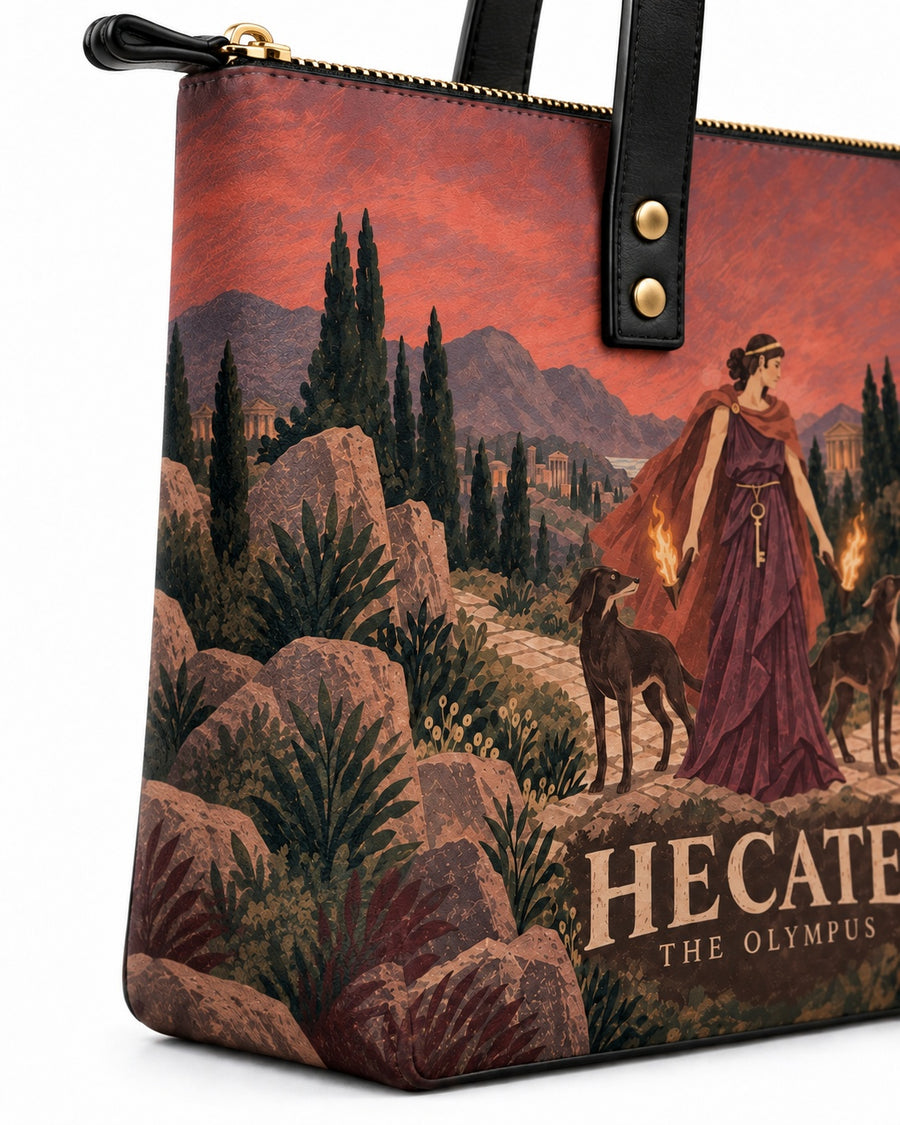 "Hecate" Leather Tote Bag