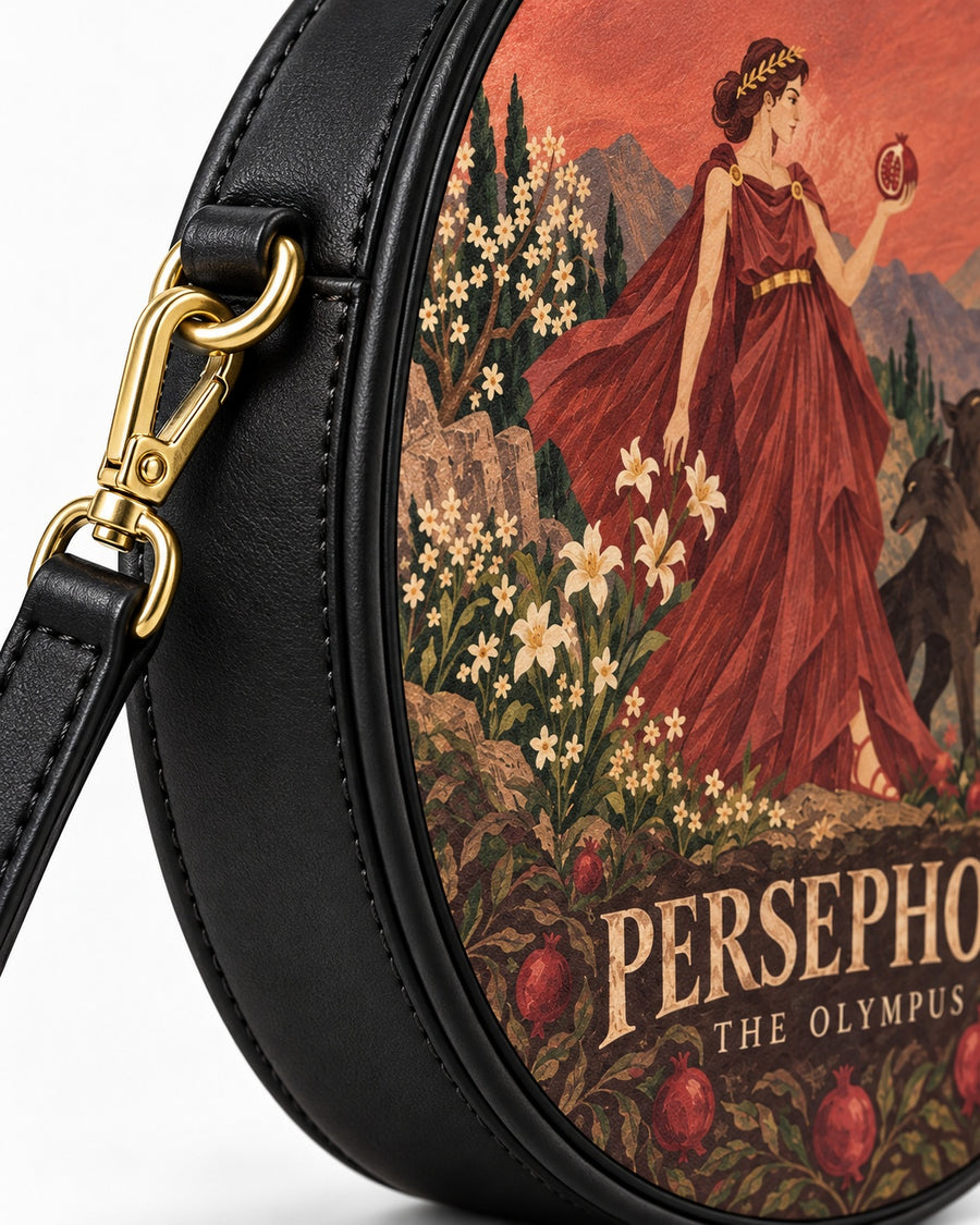 "Persephone" Circle Crossbody Bag