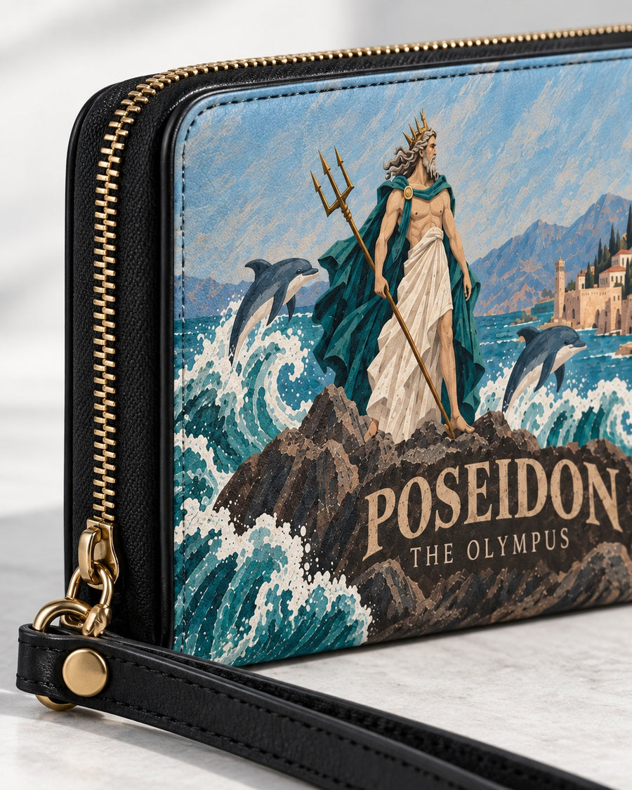 "Poseidon" Long Wallet