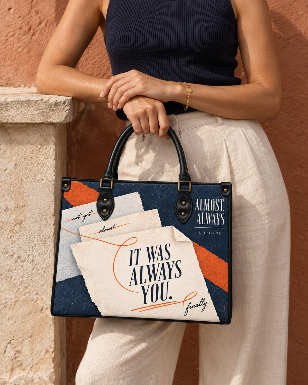 "Almost, Always" Leather Handbag